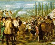VELAZQUEZ, Diego Rodriguez de Silva y The Surrender of Breda (Las Lanzas) wr oil painting reproduction